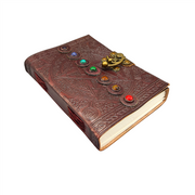 Leer met Zeven Stenen van Chakra's 18x12,5 cm