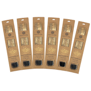 Incense Holder Black Tourmaline Set of 6 pcs
