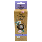 Green Tree Spiritual Healing Smudge Stick with Amethyst
