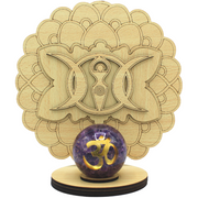 Crystal Sphere Holder Goddess