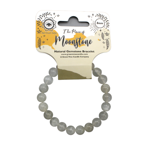 Moonstone beaded Bracelet 8 mm