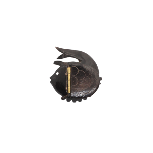 Artisanal Ox Horn Box - Dancing Fish