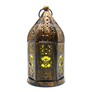 Triple Moon & Star Tealight Holder Lantern
