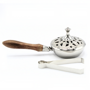 Incense Burner and Tong Nickel ( 10cm )