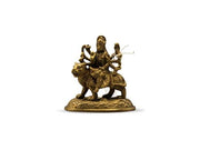 Durga Sitting Carved on Base 4,5"