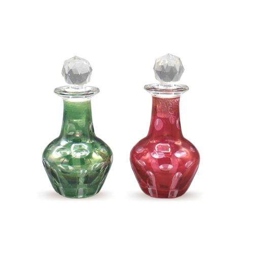 Glass Bottle Small Assorted Set 6 un