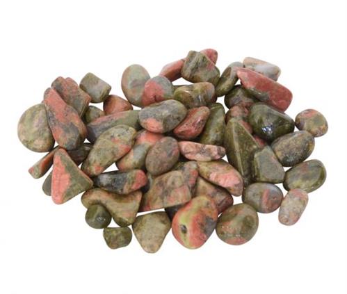 Unakite  tumbled stones small size 250gr