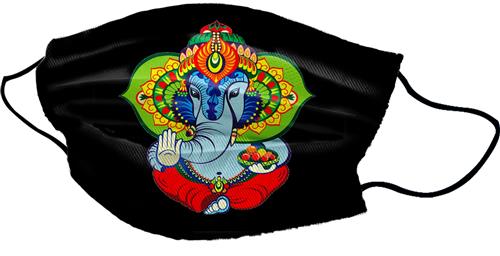 Yogi Mask Ganesh Modak Black