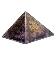 Crown chakra Orgonite pyramid Amethyst