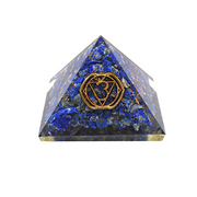 Orgonite pyramid - Third Eye chakra, Sodalite
