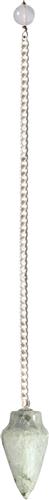 Gemstone Pendulum Curved Rainbow Moonstone - 1