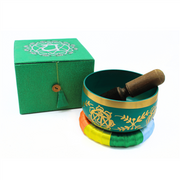 Heart Chakra Singing Bowl Green - 5 inch
