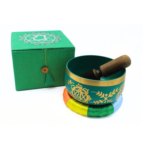 Heart Chakra Singing Bowl Green - 5 inch