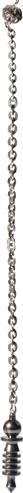 Metal Pendulum Chambered Isis Nickel Plated