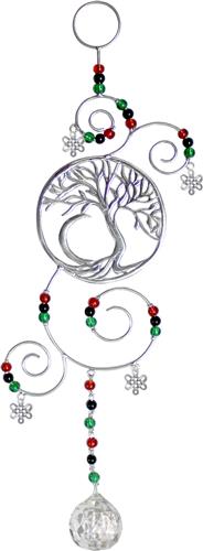 WIRE HANGING CRYSTAL TREE OF LIFE