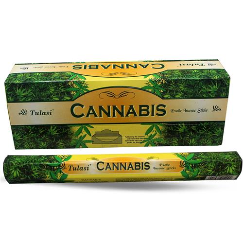Tulasi Cannabis Hexa Incense Sticks