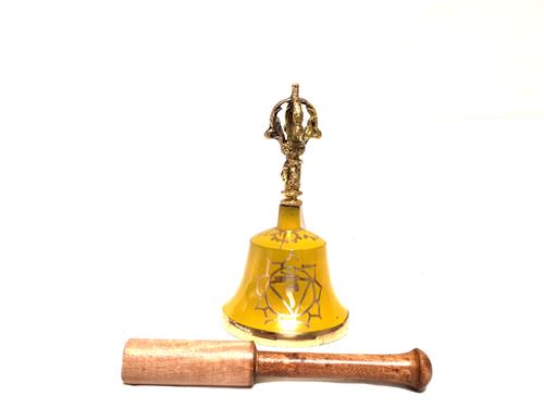 Dorje bell + stick Chakra: Solar Plexus (Yellow)