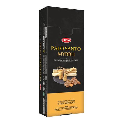 Hem Palo Santo Myrrh Masala Incense Hexa