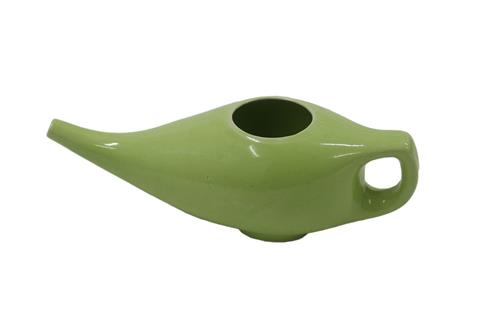 Neti Pot Light Green Ceramic