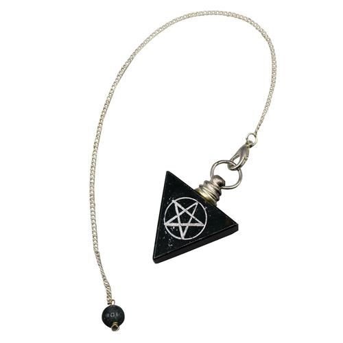 Black Pentacle Triangle pendulum
