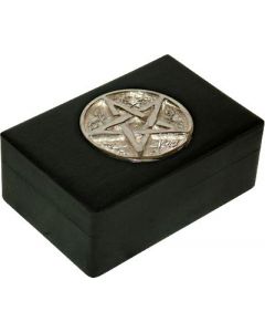 Tarotdoos Chroom Inlay Pentagram 15.5Cmx10Cm