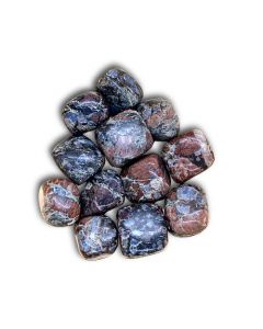 Blauwe Liberiet trommelsteen 250 gram