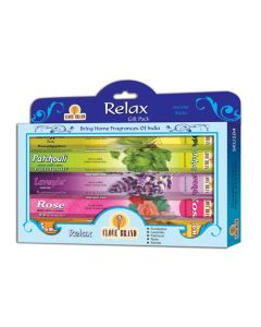 Clove brand incense gift pack Relax 5 assorted hexa