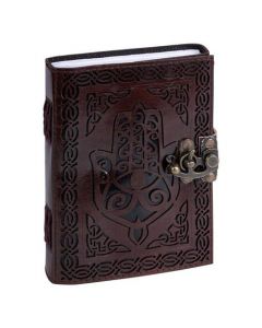 Leather Journal Hand with one lock