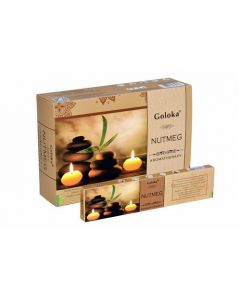 Goloka Aromatherapy Nutmeg Wierook 15 gram