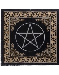 Mantel para Altar Wicca Pentagrama 24x24"