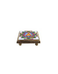 Mini Altaar Tafel Yantra & Pentagram