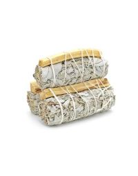 White Sage & Palo Santo  Smudge Stick 10cm (price per pc)