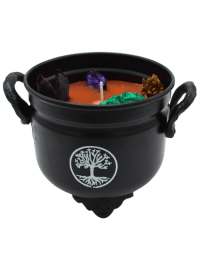 Cauldron Candle Palo Santo Tree of Life