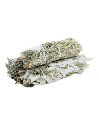 Atadito de Salvia Blanca y Copal 10 cm (Precio por Pieza)