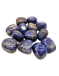 Sodalite 'A' Tumbled Stones 200 gr