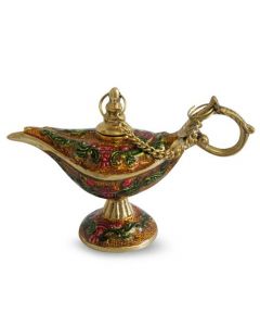 Messing Lamp Alladin Meena Kleur 15cm