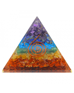 7 Chakra Orgoniet Piramide Met Reiki Symbool