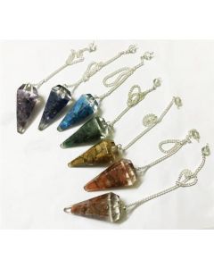 Conjunto de péndulo de orgón de chakra