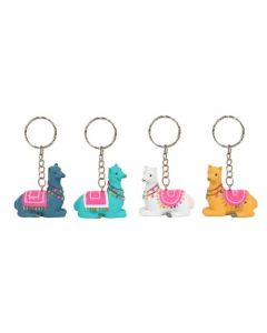 Alpaca keyring 3 color assorted per 12 units