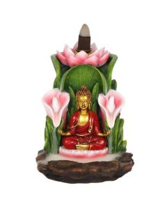 Colourful Buddha Backflow Incense Burner