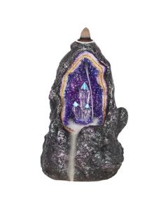 Glowing Crystal Cave Backflow Incense Burner