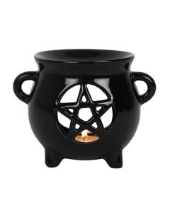 Pentagram Cauldron Oil Burner