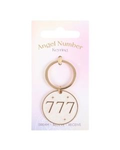 777 Angel Number Keyring