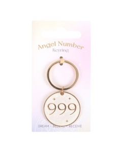 999 Angel Number Keyring