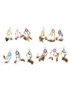 CC-67912 DREAMCATCHERS KEYCHAIN 4CM 12 STUKS ASSORTI.