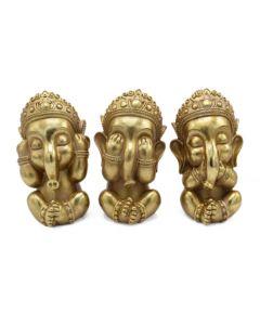 Heer Ganesh Horen, Zien en Zwijgen - Set van 3 stuks