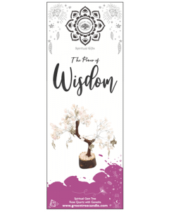 Rose Quartz Wisdom Gem tree Small