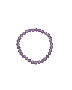 Amethyst beaded Bracelet 6 mm