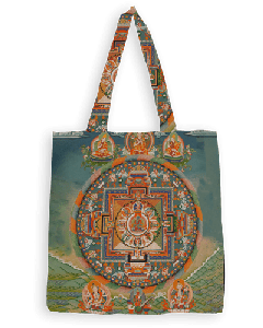 Bolsa para compra oriental Thangka 36X40 cm