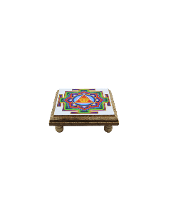 Mini Mesa de Altar Yantra y Pentagrama